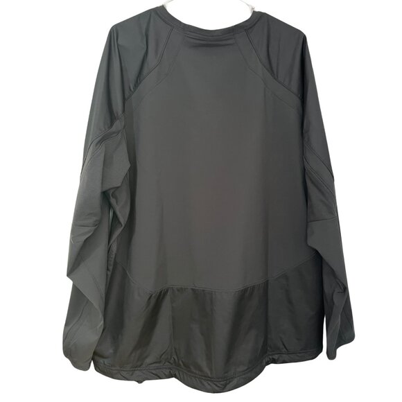 Nike Dri-fit Gray Coach Pullover Men's XL Warm-up Athletic Training Windbreaker - Picture 13 of 13